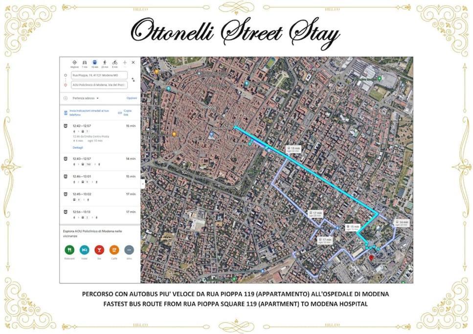 Ottonelli Street Stay- Wifi Fibra Free Tra Storchi & Centro Storico Modena Luaran gambar